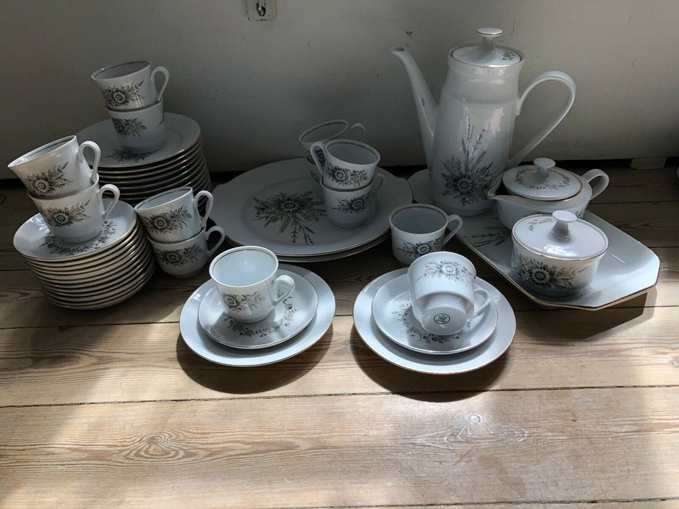 Porcelæn Kaffestel Kahla