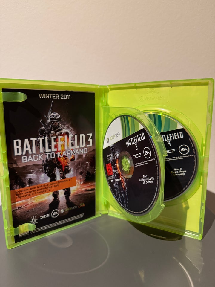 Battlefield 3, Xbox 360, anden