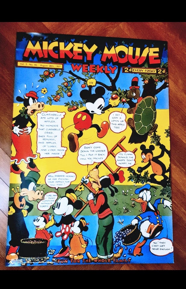 Retro/vintage Plakat, Disney,