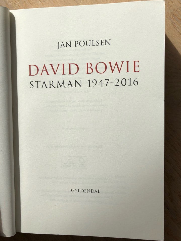 David Bowie Starman 1947-2016, Jan