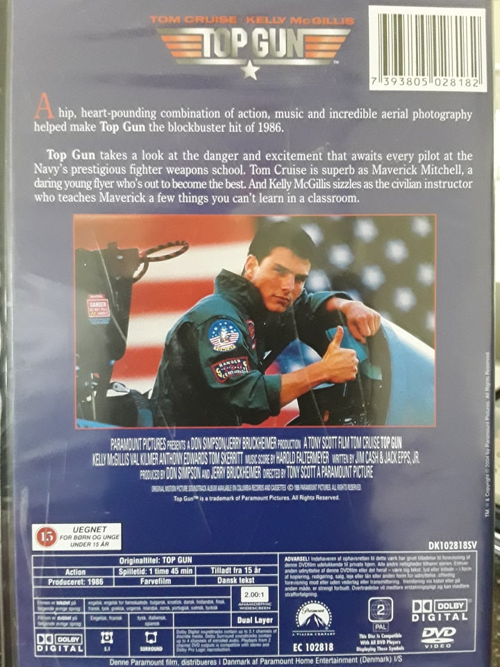 Top Gun, DVD, action