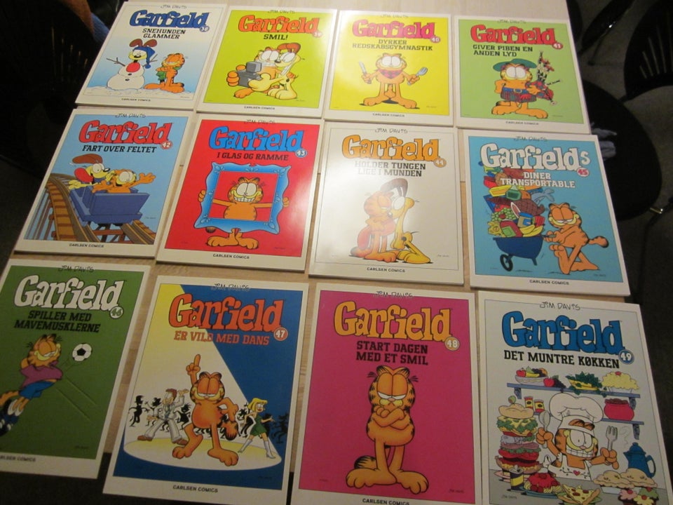 Garfield kæmpesamling 53 stk,