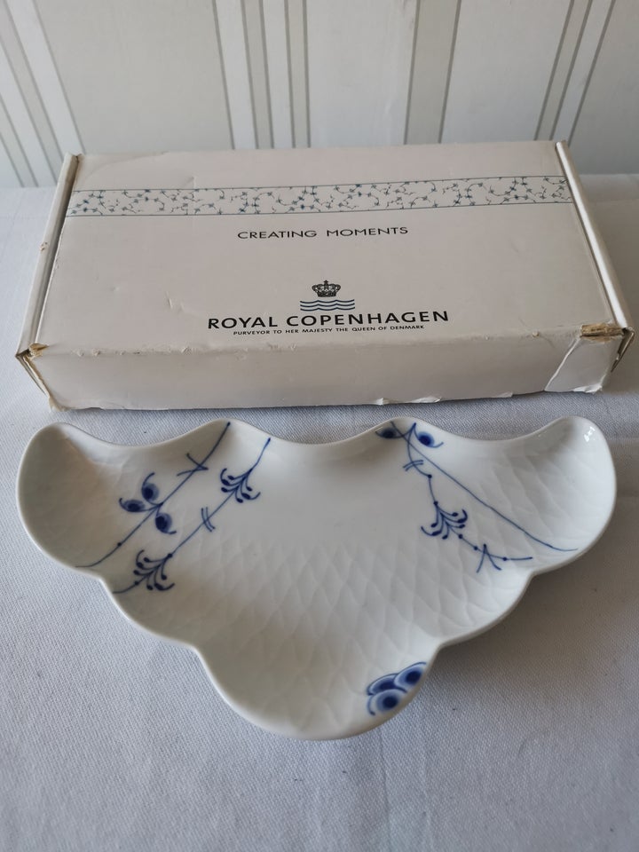 Porcelæn KK Blå Palmette Asiet