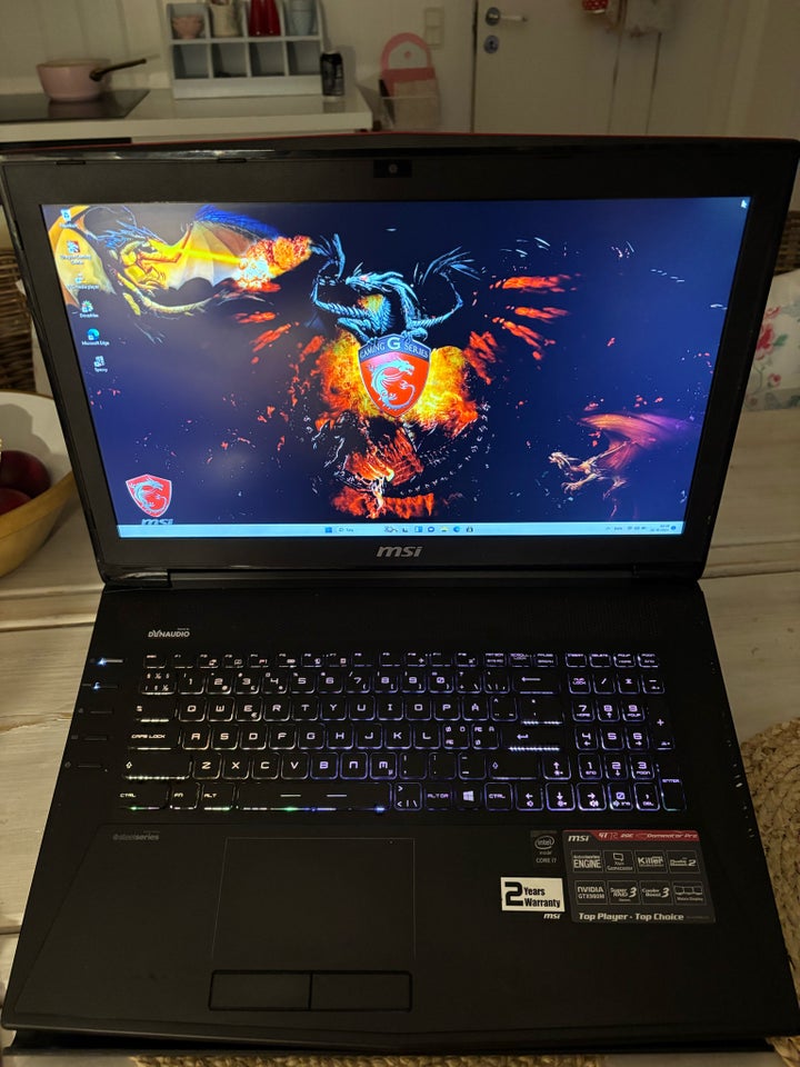 MSI 17.3" Gamer ( Win 11) , Intel Core