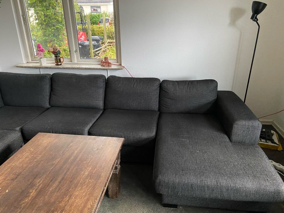 Hjørnesofa, bomuld, 5 pers.