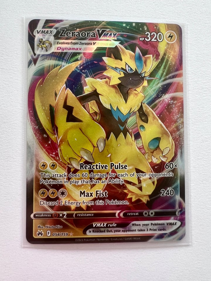 Samlekort, Zeraora vmax