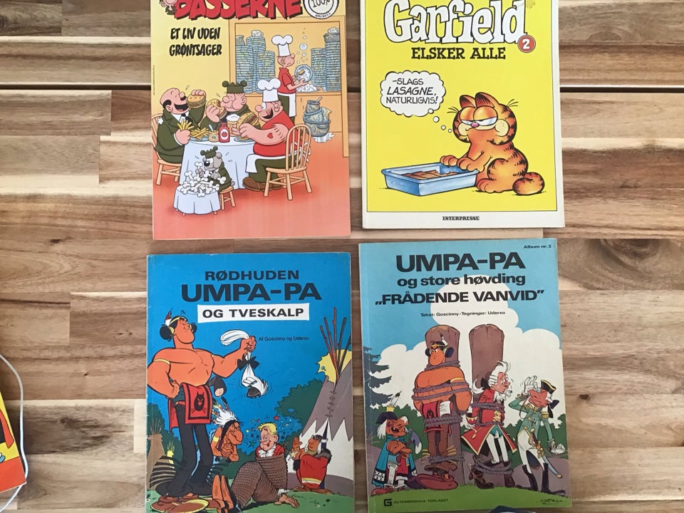 Blandet tegneserier bla Asterix ,