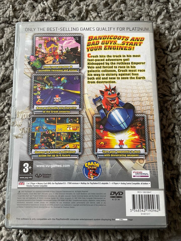 Crash nitro-kart , PS2