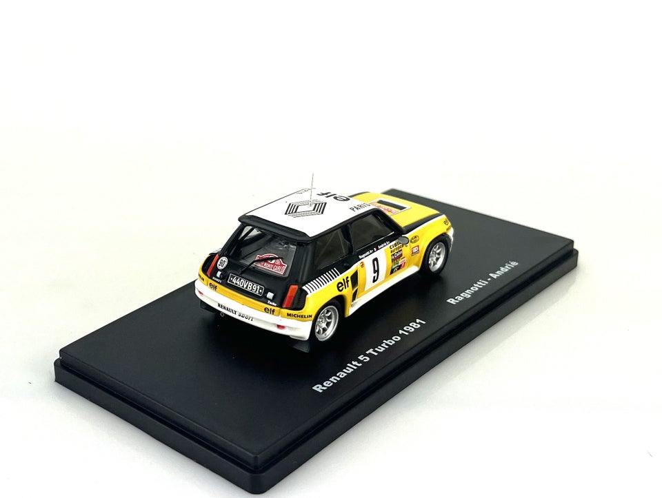 Modelbil, Renault R5 Turbo 1981,