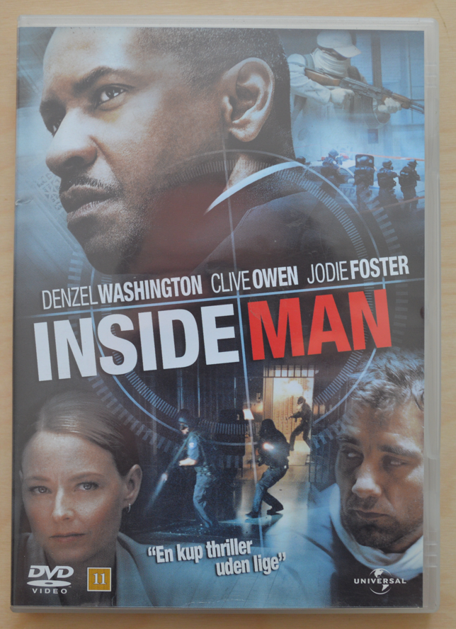 Inside Man, DVD, action