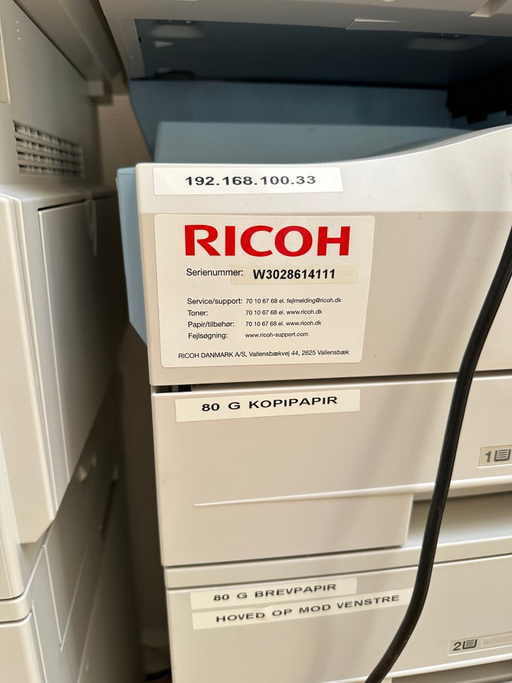 Anden printer, RICOH , Aficio MP 201