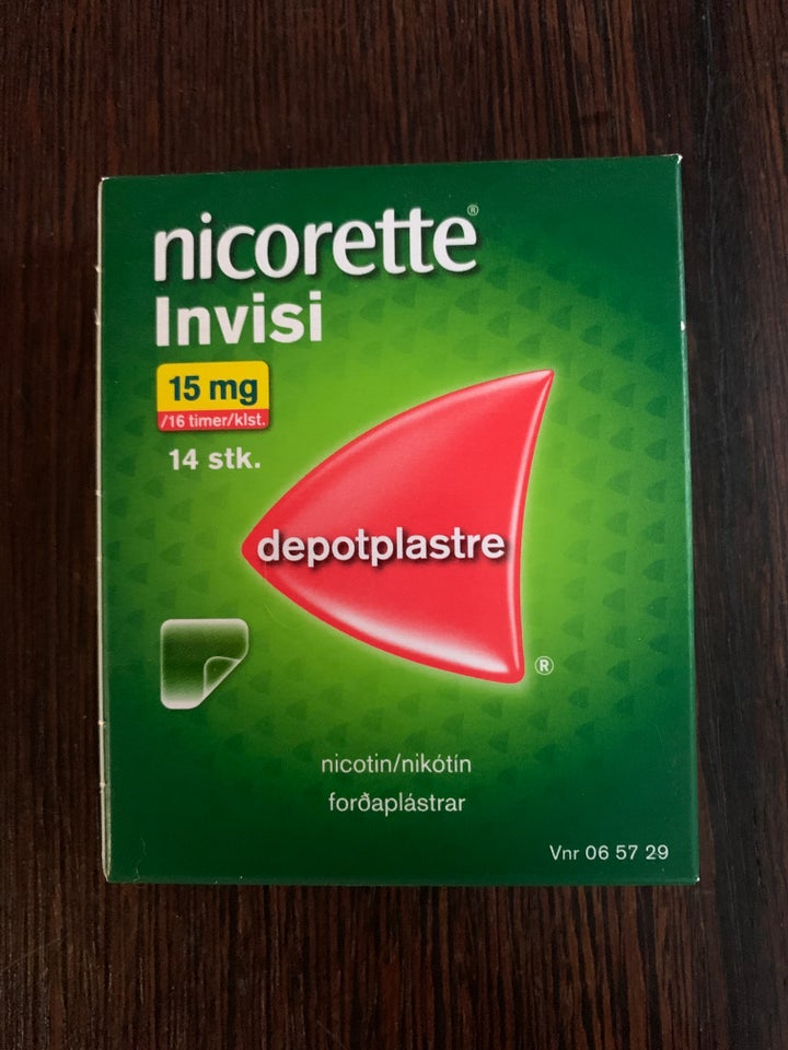 Nikotinplaster 15 mg, Nicorette