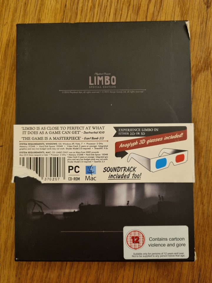 Limbo, Special edition, til pc