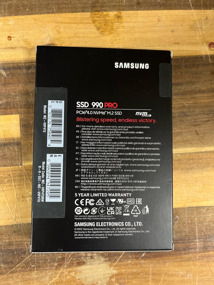 Samsung, 4000 GB, Perfekt