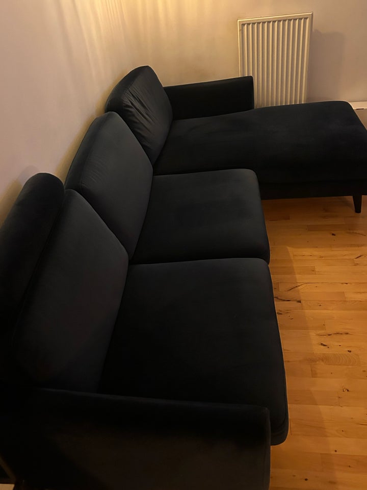 Sofa, velour, 3 pers.