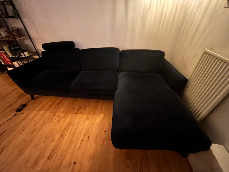 Sofa, velour, 3 pers.