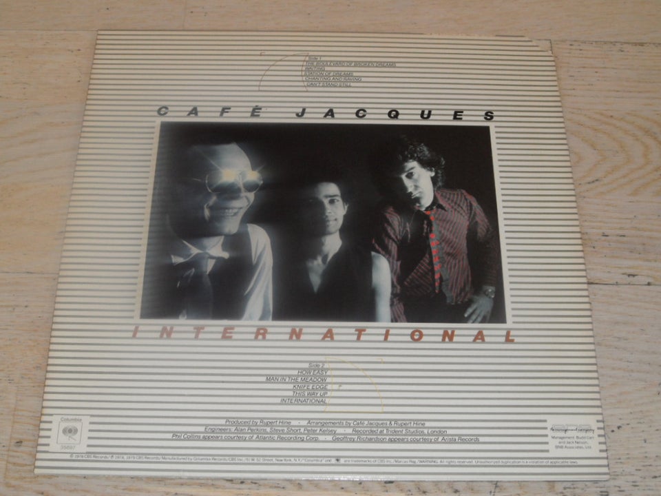 LP, CAFE JACQUES, INTERNATIONAL