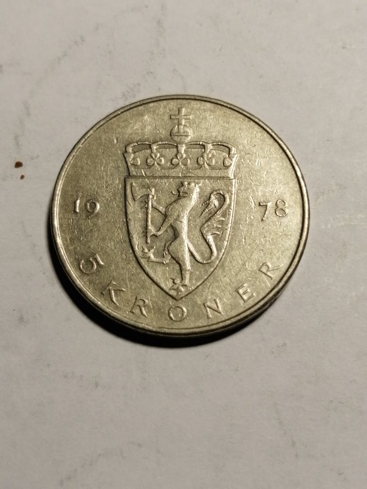 Skandinavien, mønter, 5 kroner