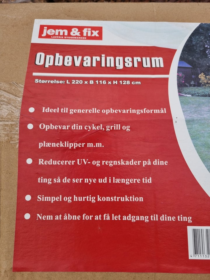 Opbevaringsrum, Jem  fiks