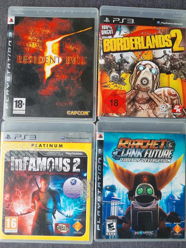 Borderlands 2, Resident evil 5,