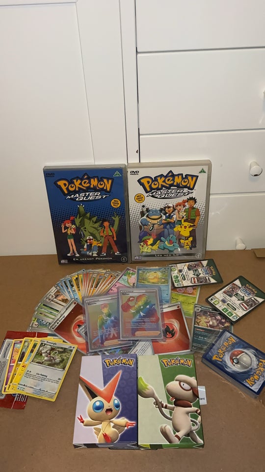 Pokemon film + kort, DVD, tegnefilm