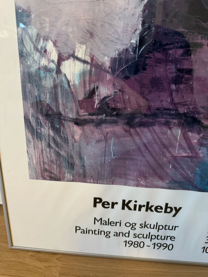 Plakat, Per Kirkeby, motiv: