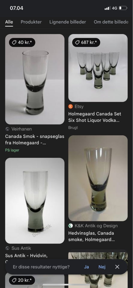 Glas, Glas, Holmegaard