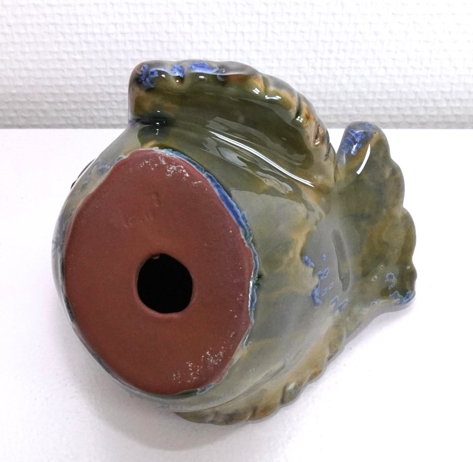 Stor vintage keramik fugl fra