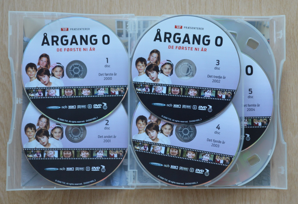 Årgang 0, DVD, TV-serier