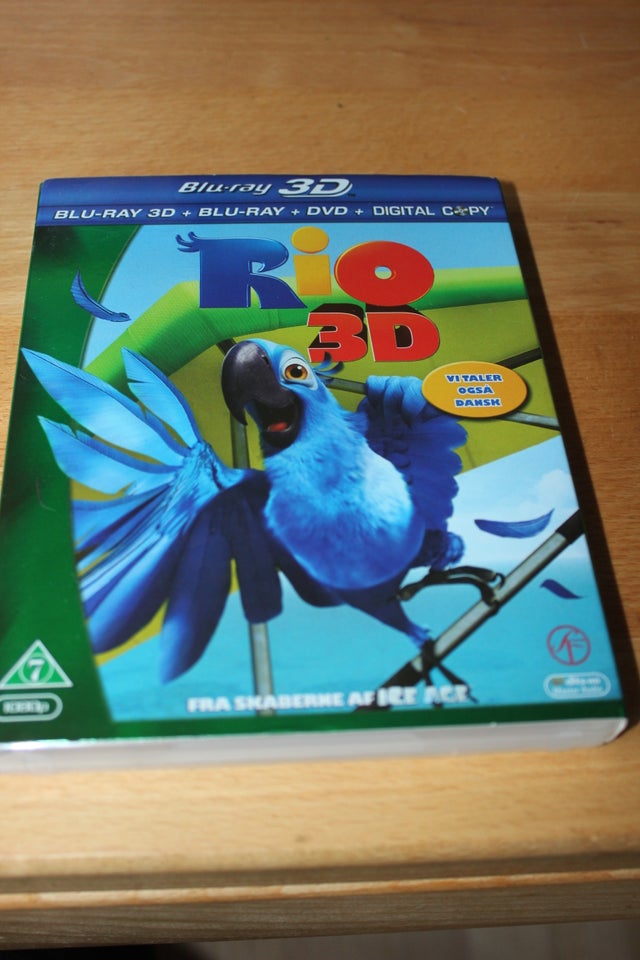 RIO 3D, Blu-ray, animation