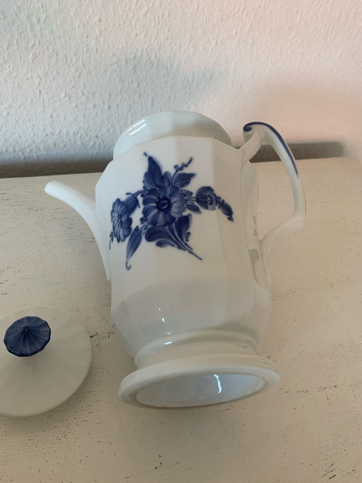 Porcelæn Kaffekande Blå Blomst