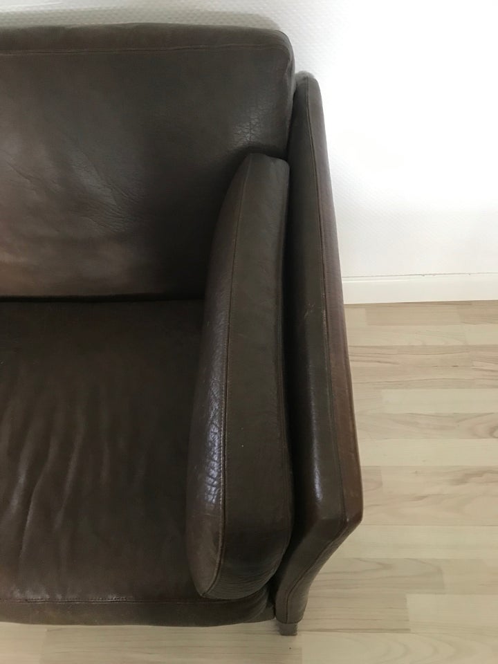 Sofa, læder, 2 pers.