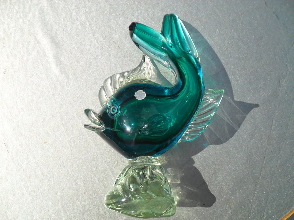 FIGUR FISK I GLAS MURANO