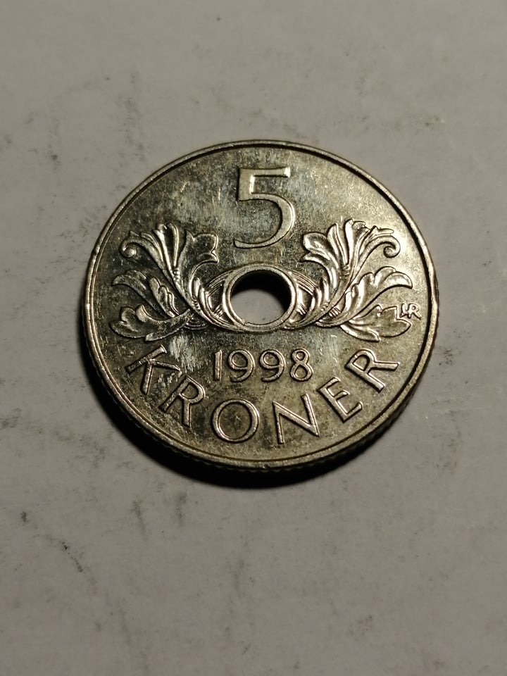 Skandinavien, mønter, 5 kroner