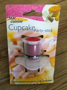 Plastik Cupcake udstikker Star