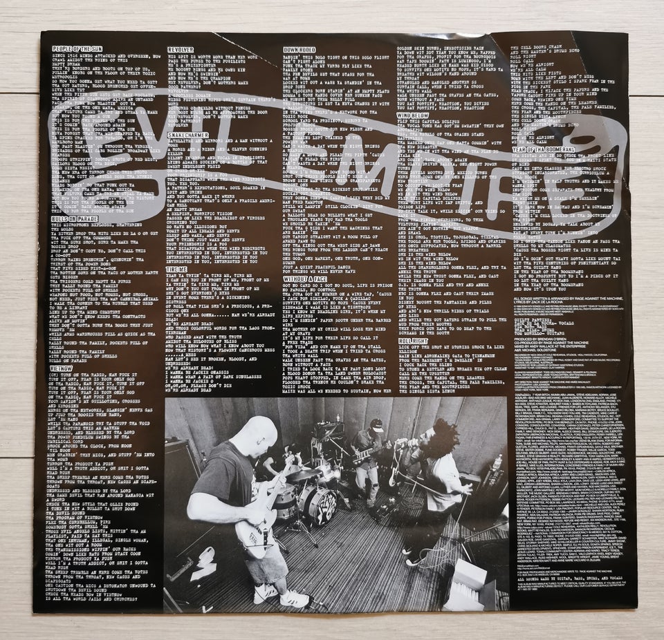 LP, Rage Against The Machine, Evil