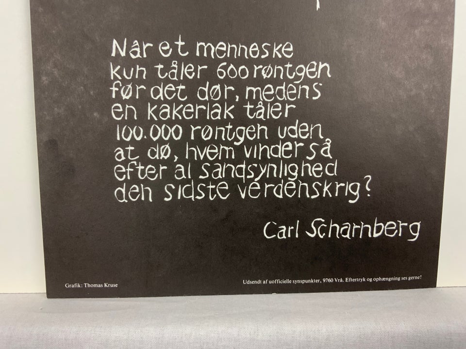 Grafisk tryk Carl Scharnberg
