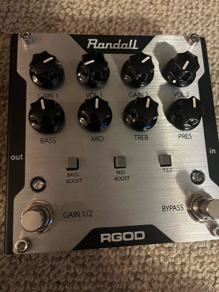 RGOD Dual preamp pedal Randall,