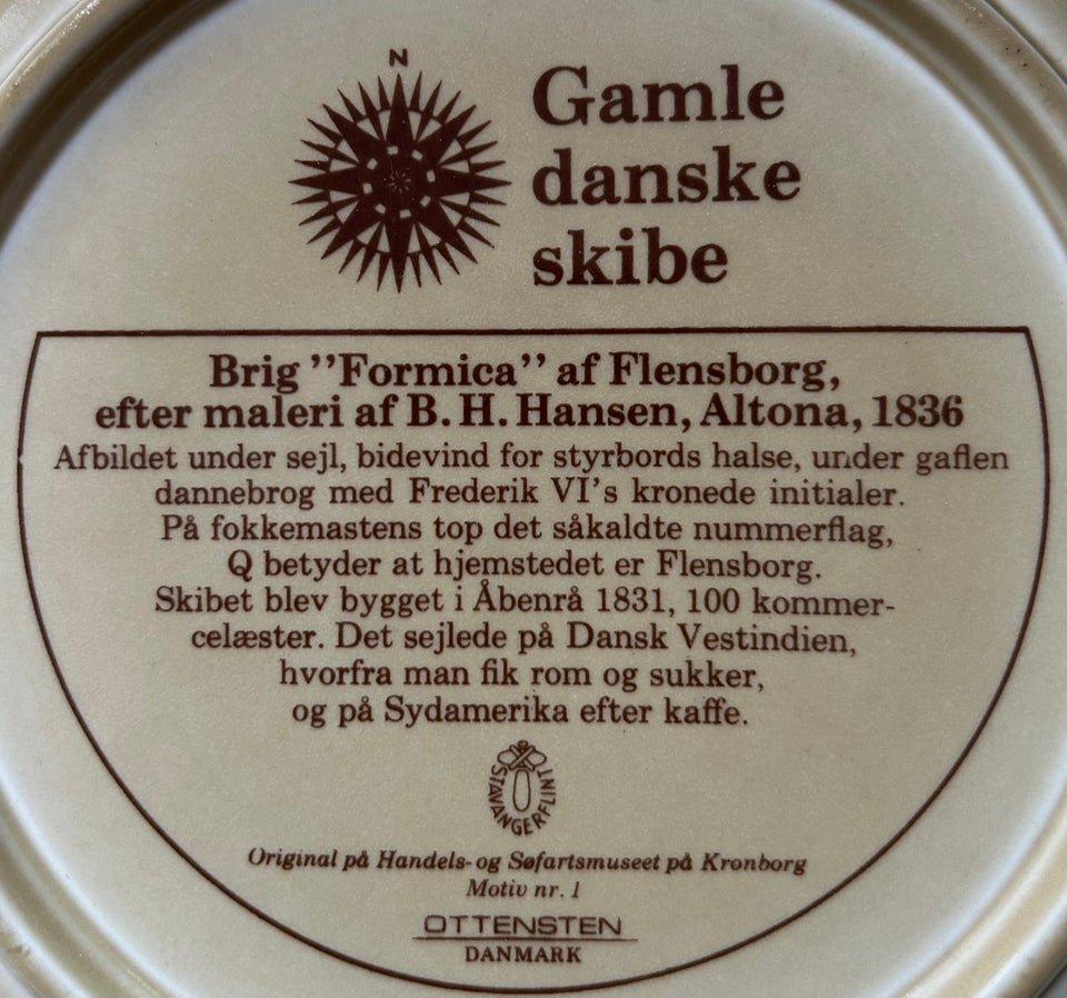 Gamle danske skibe - 1 - Brig