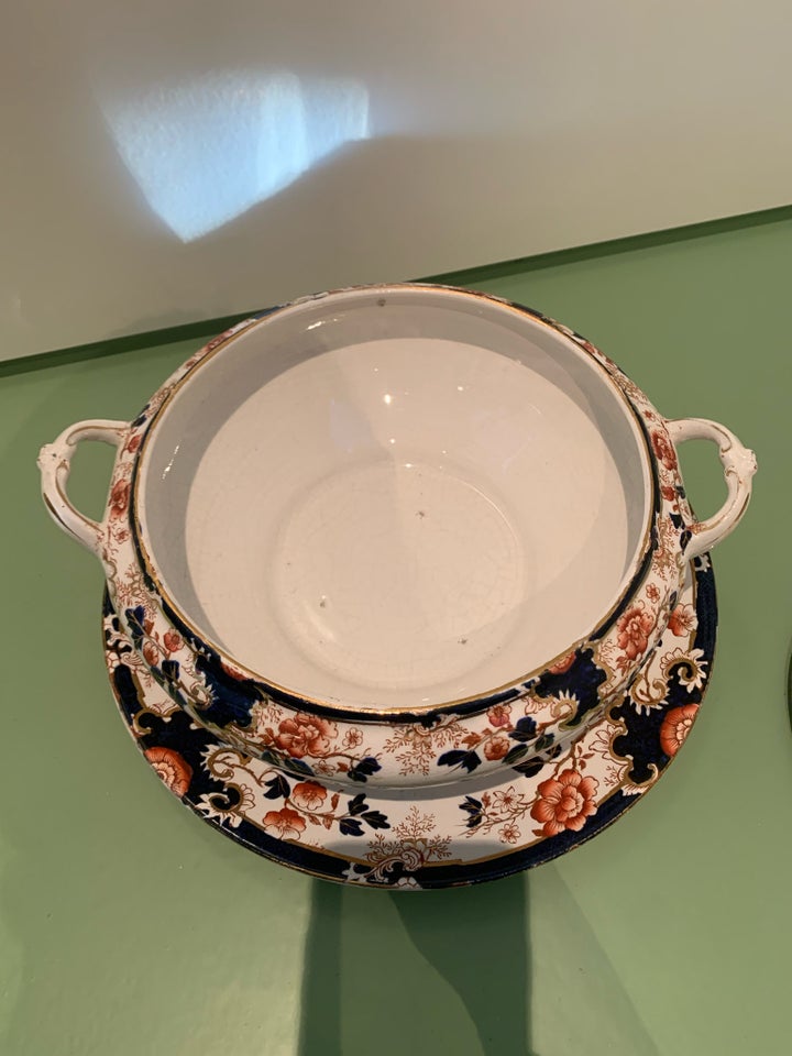 Terrin suppeterrin skål Porcelæn