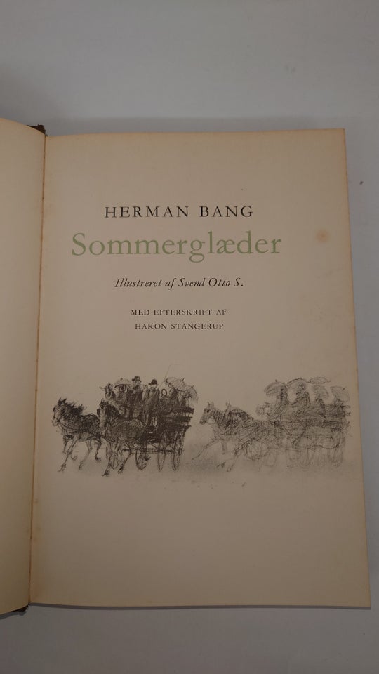 Sommerglæder Herman Bang genre: