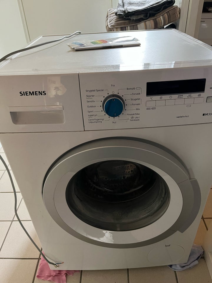 Siemens vaskemaskine, Iq300,