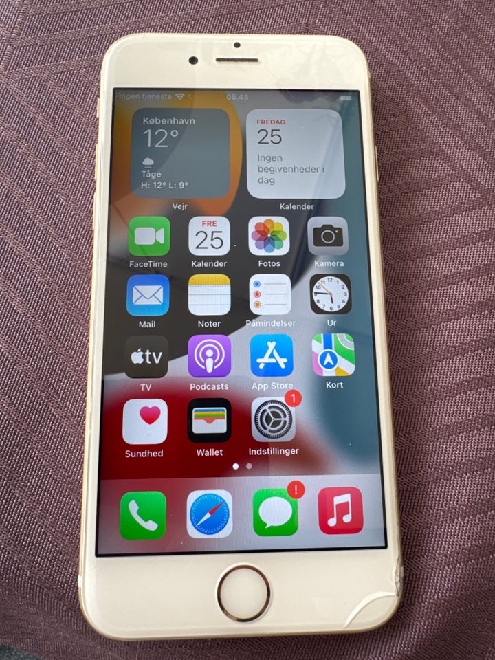 iPhone 6S, 64 GB, guld