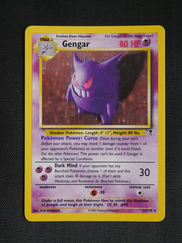 Samlekort, Pokémon: Gengar, 2002