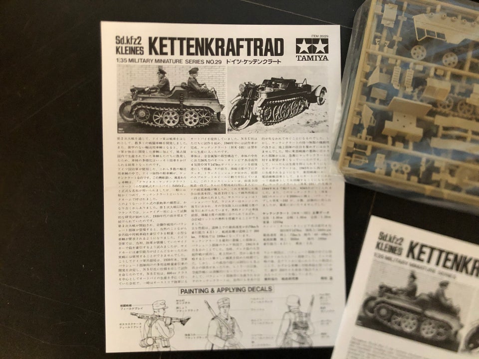 Byggesæt, Tamiya Sd.Kfz2 Kleines