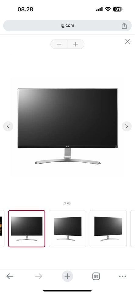 LG, LG 27'' UHD 4K IPS Monitor.