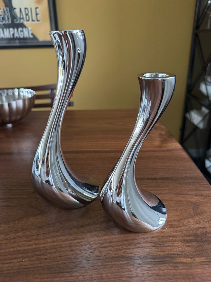 Georg Jensen Cobra lysestager,