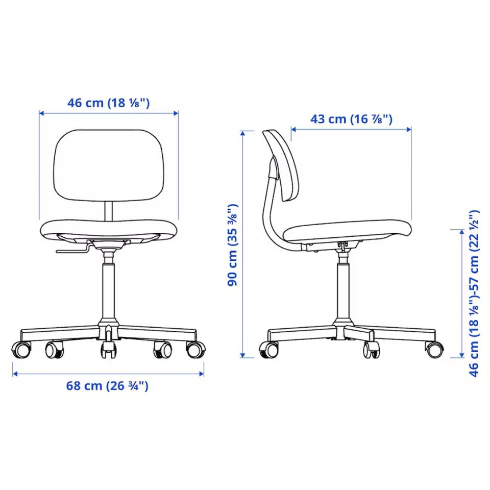 Kontorstol, Ikea