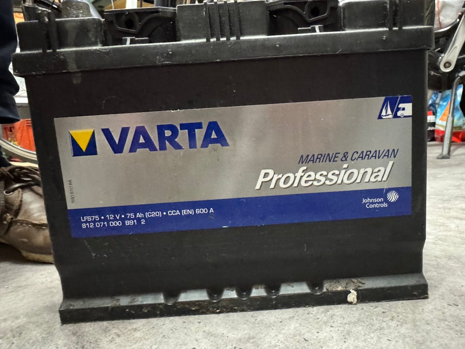 Bådbatteri. Varta LFS 75 Pr...