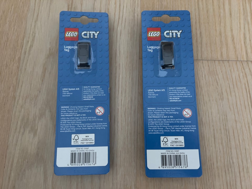 Lego andet, LEGO CITY bagagemærker